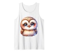 Hibou Mignon avec de Grands Yeux - Motif Animal de la forêt pour Enfants Débardeur