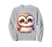 Hibou Mignon avec de Grands Yeux - Motif Animal de la forêt pour Enfants Sweatshirt