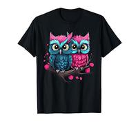 Hibou - Mignons Petits Hiboux Colorés Pour Filles Et Femmes T-Shirt