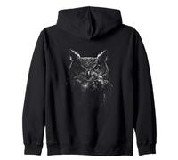 Hibou Mystique Nocturne prédateur Sagesse Sweat à Capuche