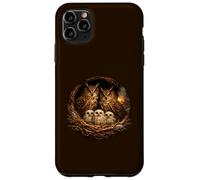 Hibou Oiseau Observateur d'oiseaux Printemps Oiseau de Proie Forêt Coque pour iPhone 11 Pro Max