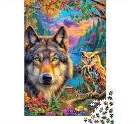 Hibou Puzzle 1000 Pièces Difficile-Jeu De Réflexion pour Adultes Et Enfants (14+),Jeu De Défi Intellectuel 70x50cm/1000pcs