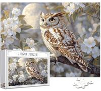 Hibou Puzzle 4000 Pièces Adultes, Grand Bois Puzzle Animal Motif Désign, 141x87cm Jigsaw Bricolage Artisanat 14 Ans Activité Familiale Emballage Cadeau pour Decoration Murale Maison Chambre, Model386