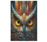 Hibou - Puzzle en Bois Adulte 1000 P - Challenge Puzzles - Adultes Et Enfants À Partir De 12 Ans 78×53cm