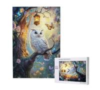 Hibou Puzzle Papillon 120 Pièces Adultes, DIY Puzzles Classiques Art avec Boîte d'emballage et Photos de Référence, Relaxation/Soulagement du Stress/Jeux Amusants, Creatif Cadeau pour Femme M-1103