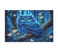 Hibou - Puzzles Adulte - Puzzle en Bois 1000 Pièces - - Challenge Puzzle - Adultes Et Enfants Dès 12 Ans - Puzzle De Qualité Supérieure （75×50cm）
