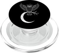 Hibou Sagesse de la Nuit Branche d'ailes battantes PopSockets PopGrip pour MagSafe