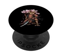 Hibou Samouraï Japon Légende Guerrier Culture Ukiyo-E PopSockets PopGrip Adhésif