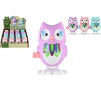 Hibou/truie à étirer en plastique 6x10cm - mélange de couleurs