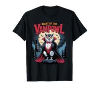 Hibou Vampire Night of The Vampowl Halloween Spook T-Shirt