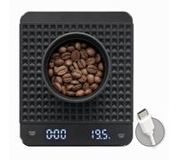 HIBREW Coffee Scale with Timer & AUTO Mode, 0.1g Precision Espresso Scale | Rechargeable Smart Scale for Pour Over, Matcha & Kitchen Use, Waterproof Silicone Cover, USB-C Charging