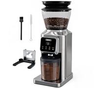 HIBREW G3 Plus2 Moulin à Café à Meules Coniques à Écran Tactile | Corps Acier Inoxydable, Antistatique Plasma, 31 Réglages de Mouture, Minuteur Ajustable, Compatible Porte-Filtres 51/54/58mm