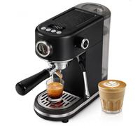 HIBREW H10B Machine à Espresso Programmable avec Écran LED et Manomètre