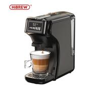 HiBREW H1B 6-in-1 Pods Coffee Maker, 600ml Water Tank, 19 Bar Pressure Extraction, Cold/Hot Mode, LED Indicator, for Kcup*/Nes*/DG*/Espresso Powder, Black