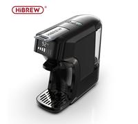 HiBREW H1C 6-in-1 Capsule Coffee Machine 20 Bar High-Pressure Extraction Multi-Pod & Ground Coffee Compact Reservoir Hot & Cold Brew - Black