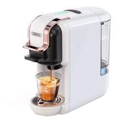 HiBREW H2B Cafetière 5 en 1 avec Ligne de Niveau d'Eau, Cafetière à Capsules Chaudes/Froides 19 Bars, Réservoir d'Eau 600 ml