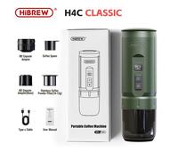 Hibrew H4C Classic Machine Électrique Portable Expresso Niveau Débutant Rechargeable USB-C Café Maison Voyage Vert