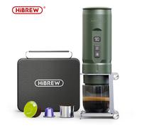 HiBREW H4C Machine à espresso portable, Machine à café manuelle portative pour camping, voyage et usage domestique, Vert - Explorer