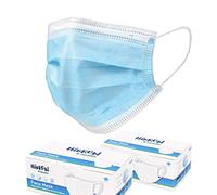 HIBRON 100 masques jetables bleus approuvés CWA 17553 : 2020 avec méthode de test BFE : EN14683 : 2019 en Espagne, BFE > 99%