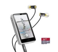 HiBy R1 Lecteur MP3 HiFi avec Bluetooth 5.1 Tidal Qobuz DSD 256 Lecteur de musique natif sans perte avec écran tactile/audio haute résolution/réglage MSEB/mémoire étendue 2 To