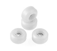 Hibye6hebyee Bounce Ball Lot de 4 roulettes professionnelles en uréthane pour touche en bois Blanc