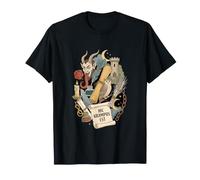 HIC Krampus Est Collage d'icônes Vintage médiévale T-Shirt