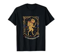 HIC Krampus Est Manuscrit médiéval Folklore T-Shirt