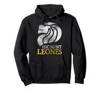 HIC Sunt Leones There be Lions Here Chemise Sweat à Capuche