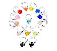 Hicarer 14 Pièces Clip de Nez Bouchon de Nez de Natation Pince-Nez Protecteur pour la Natation (14 Couleurs)
