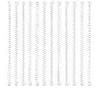 Hicarer 24 Pièces Colliers de Faux Perles Collier de Chaîne de Perle Collier de Perles Blanches pour Fête Flappe Décorations de Fête de Mariage Fête de Thé Fête d'anniversaire