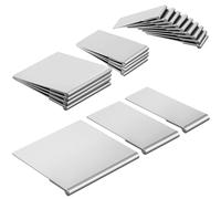 Hicarer Kit de réparation de carrosserie de 20 pièces - Kit complet de réparation de carrosserie - Soudure et pince de traction - Ensemble complet de plaques en acier traité (2,5 cm, 3,8 cm, 7,6 cm