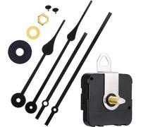 Hicarer Longue Horloge de Remplacement de Mouvement d'horloge Murale de mécanisme de mécanisme d'horloge Murale de Bricolage 2 Paires d'aiguilles à affûter 2 Paires d'aiguilles