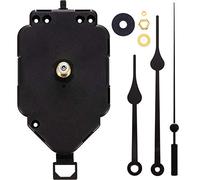 Hicarer Mouvement d'Horloge à Pendule I Arbre Accessoires d'Horloge de Mécanisme avec Pique Horloge Aiguille