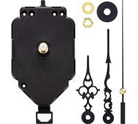 Hicarer Mouvement d'horloge Pendule Quartz DIY Kits de Mouvement Remplacement Mécanisme de Mouvement d'horloge Pendule (Longueur de la Tige 0,9 Pouce)