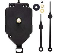 Hicarer Remplacement du Mouvement de l'horloge Pendule Mécanisme de Mouvement d'Horloge à Quartz à Pendule à Arbre Long (Longueur d'arbre 9/10 Pouces/ 23 mm)