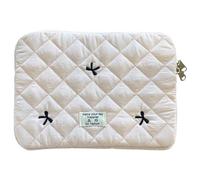 HICARRY Puffy Housse de protection pour ordinateur portable de 11", 13", 15", esthétique, avec motif nœud papillon, compatible avec MacBook Air/Pro Retina, pour femme et fille
