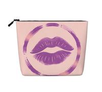 Hickey Stamp Trousse de maquillage en imitation lin léger