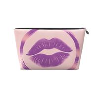Hickey Trousse de maquillage de voyage en cuir étanche