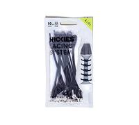 Hickies Kids Des lacets élastiques qui ne se détachent jamais - Noir (contient 10 unités)