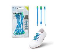 HICKIES Kids Lacets Sans Attaches - Bleu/Citron Vert