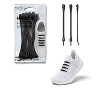 HICKIES Lacets Sans Attaches (2.0 Nouveau) - Noir