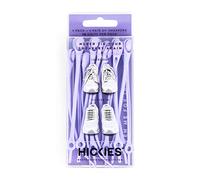HICKIES Originals Des lacets élastiques à taille unique qui ne se détachent jamais - Violet (14 unités)