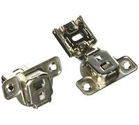 Hickory Hardware HH74716-14 - 1/2 Inch Overlay Concealed Euro Cabinet Door Hinge with 106 Degree Opening Angle and Self Close Function - 1 Set of Pair