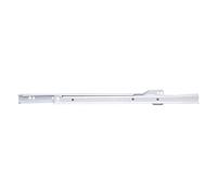Hickory Hardware P1700/18-W Glissière de tiroir Euro à montage inférieur de 45,7 cm, blanc Hickory Hardware