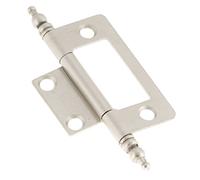 Hickory Hardware P8294-sn Surface visage monté sur Charnière, Nickel satiné, 2-pack