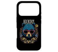 Hickory NC Fun Ours Portant des Lunettes Motif Fleurs Coque pour iPhone 17 Pro