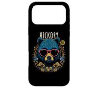 Hickory NC Fun Ours Portant des Lunettes Motif Fleurs Coque pour iPhone 17 Pro Max
