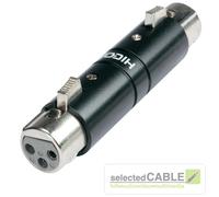 Adaptateur XLR Hicon HI-X3X3-FF XLR femelle - XLR femelle 1 pc(s)