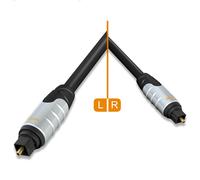 HICON Ambiance 1,5M Câble Toslink Optique Numérique 1,50M HQ POF | HIA-TLTL-0150