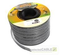 Hicon Ambience 10m Câble 2 X 2, 5mm ² Argenté Fil HIA-225-1000